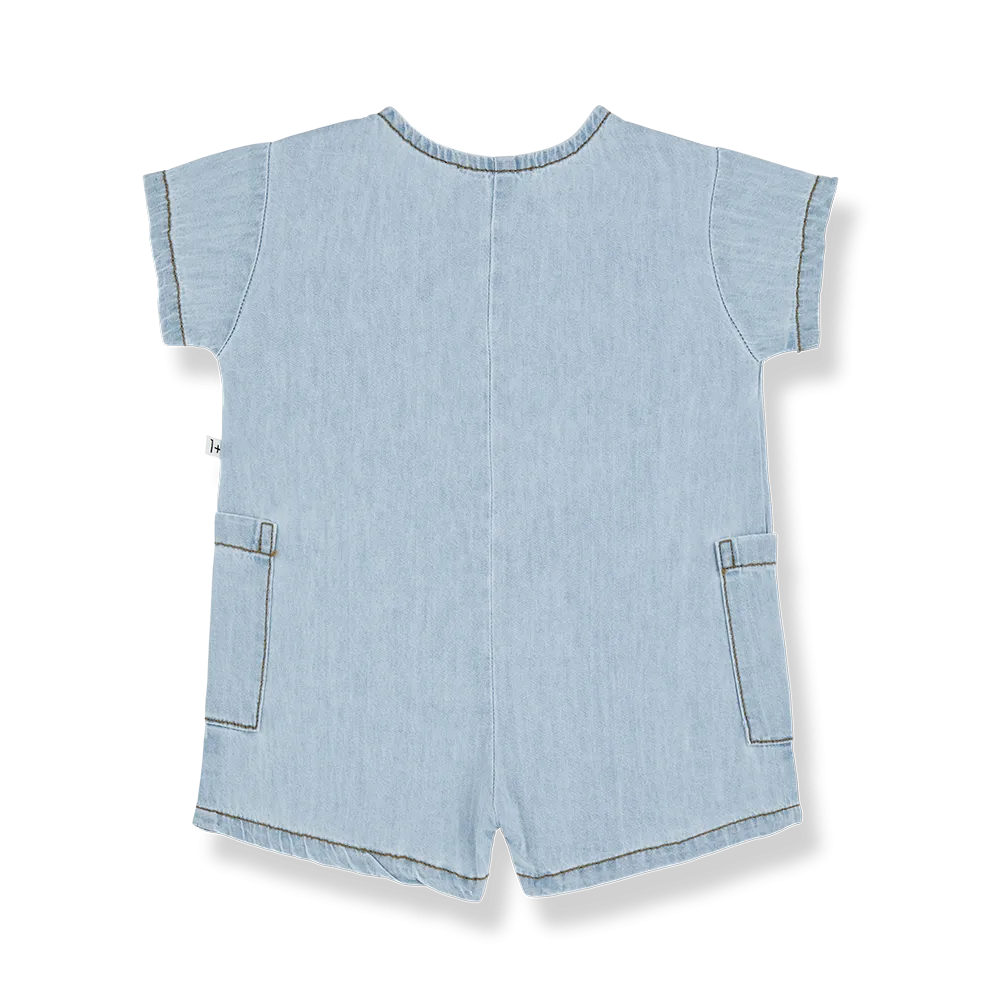 1 IN THE FAMILY DENIM SHORTS OVERALL