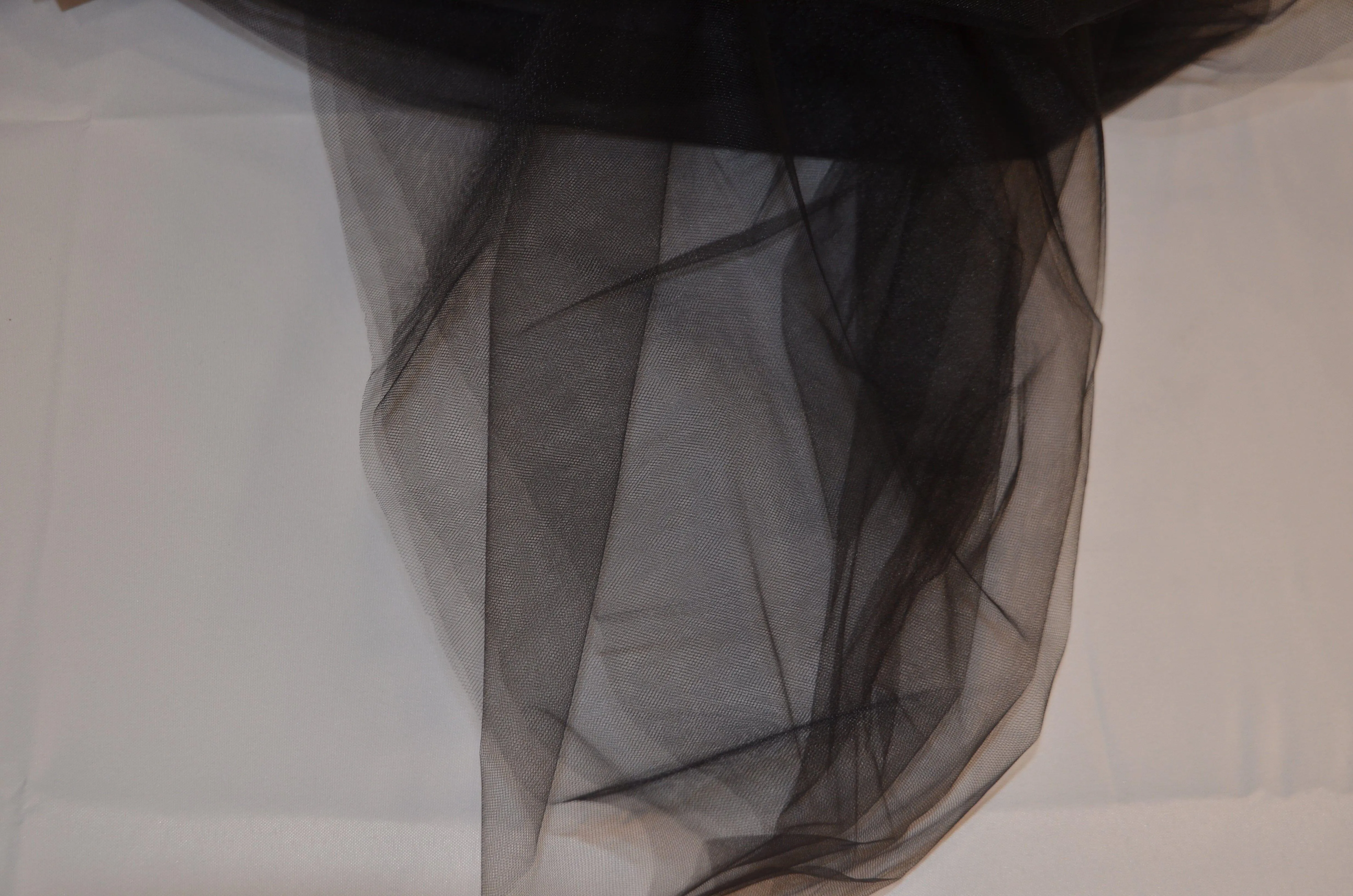 108" Wide Bridal Tulle | Nylon Tulle Illusion Fabric | Soft Bridal Veil & Decor | 3x3 Sample Swatch