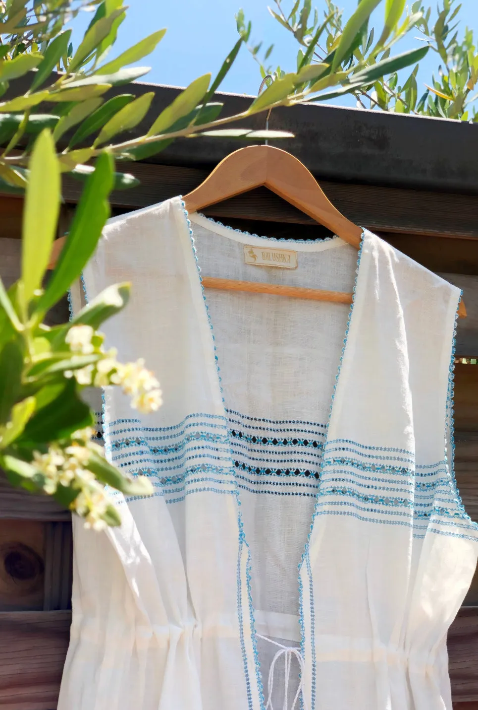 Aglaya Cover-up in Elegant White