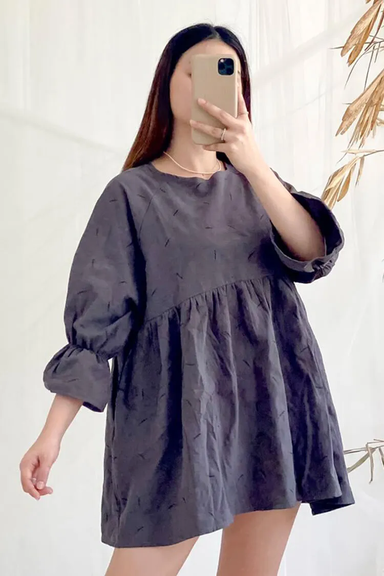 Ally Puff Sleeve Babydoll Dress