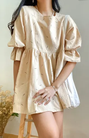 Ally Puff Sleeve Babydoll Dress