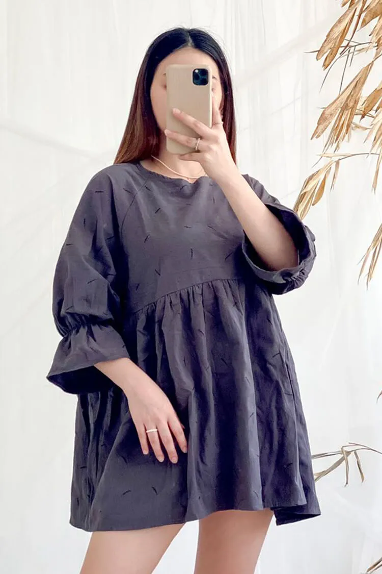 Ally Puff Sleeve Babydoll Dress