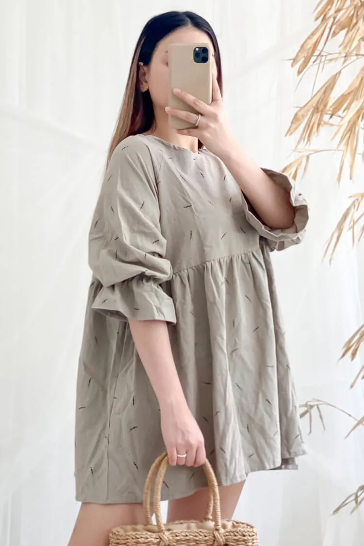 Ally Puff Sleeve Babydoll Dress