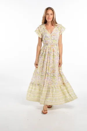 Amelia Dress. Ecru