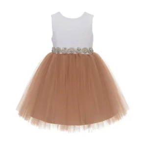 Backless V-Back Lace Flower Girl Dress Holy Baptism Wedding Reception Social Events Birthday 206R2