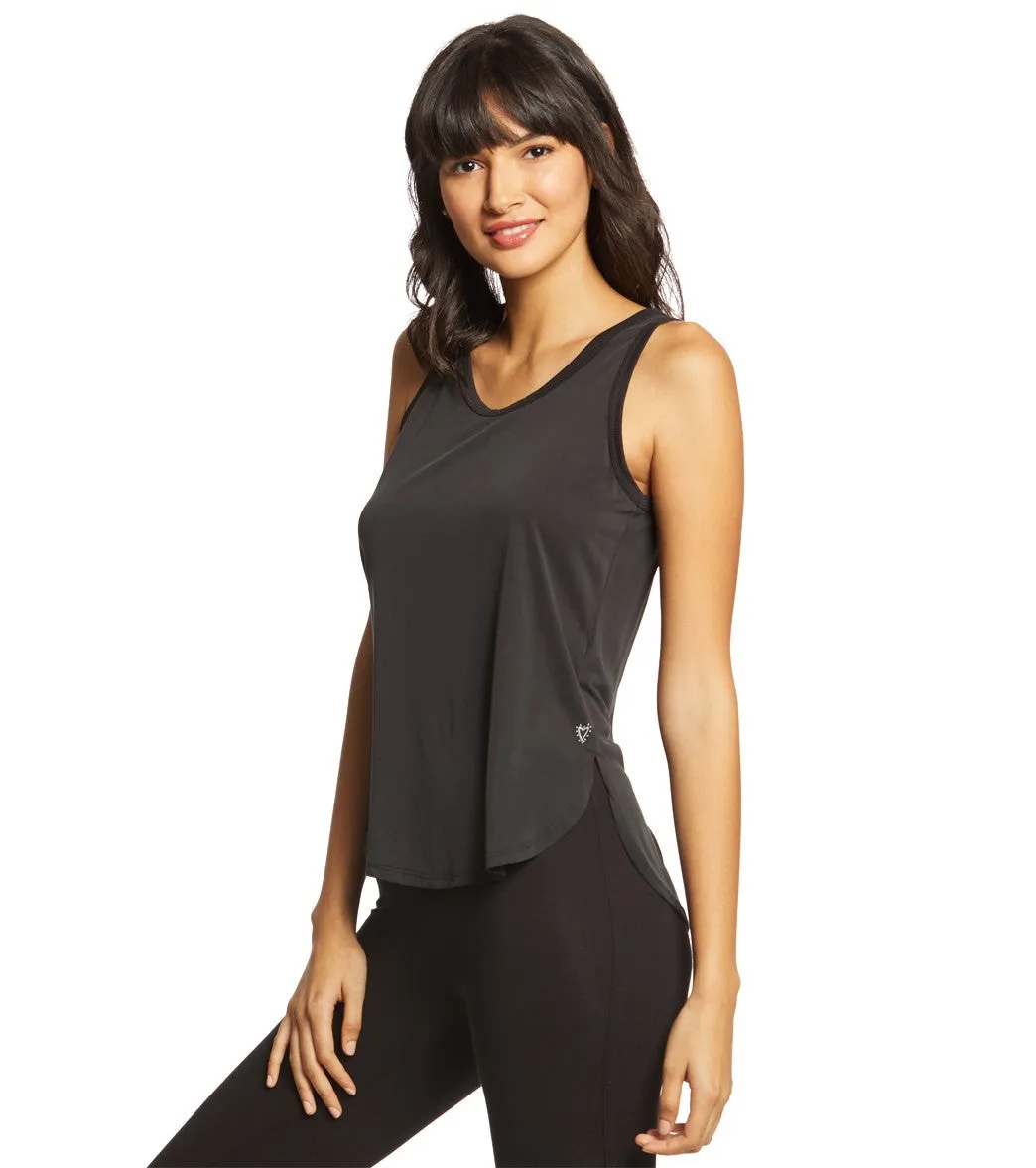 Betsey Johnson Performance Criss Cross Open Back Tank