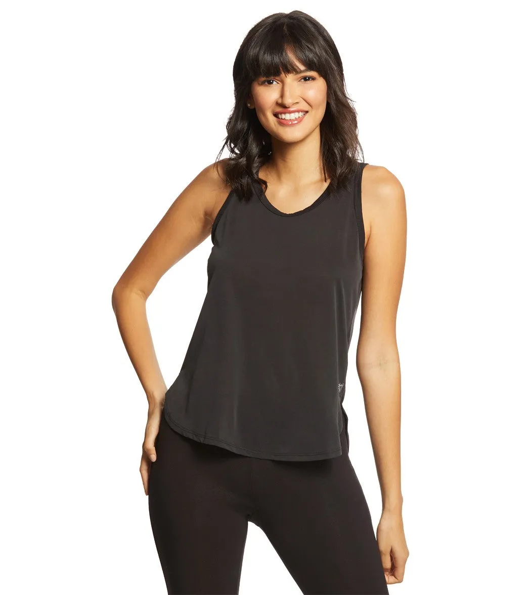 Betsey Johnson Performance Criss Cross Open Back Tank