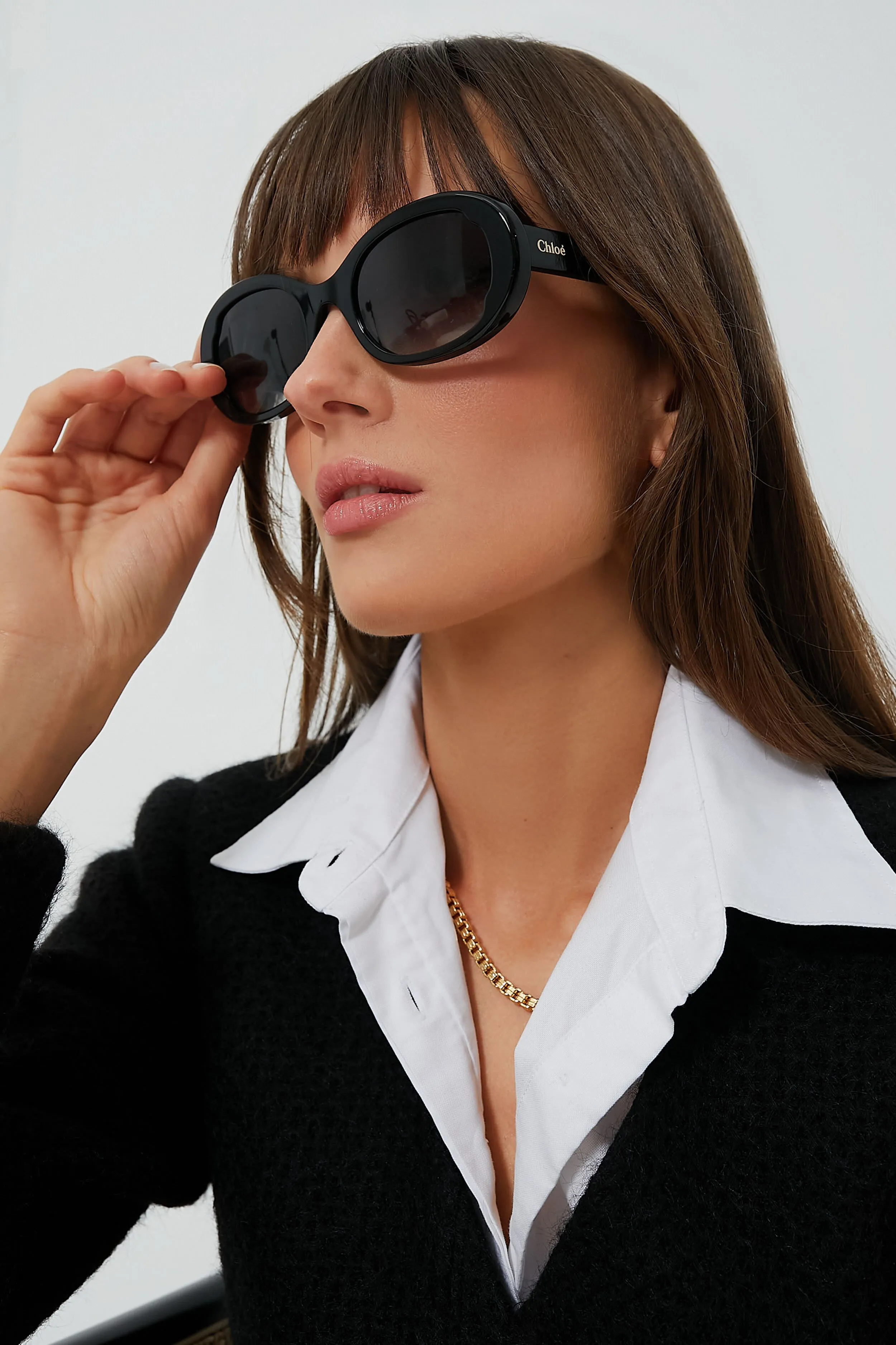 Black Lilli Round Sunglasses