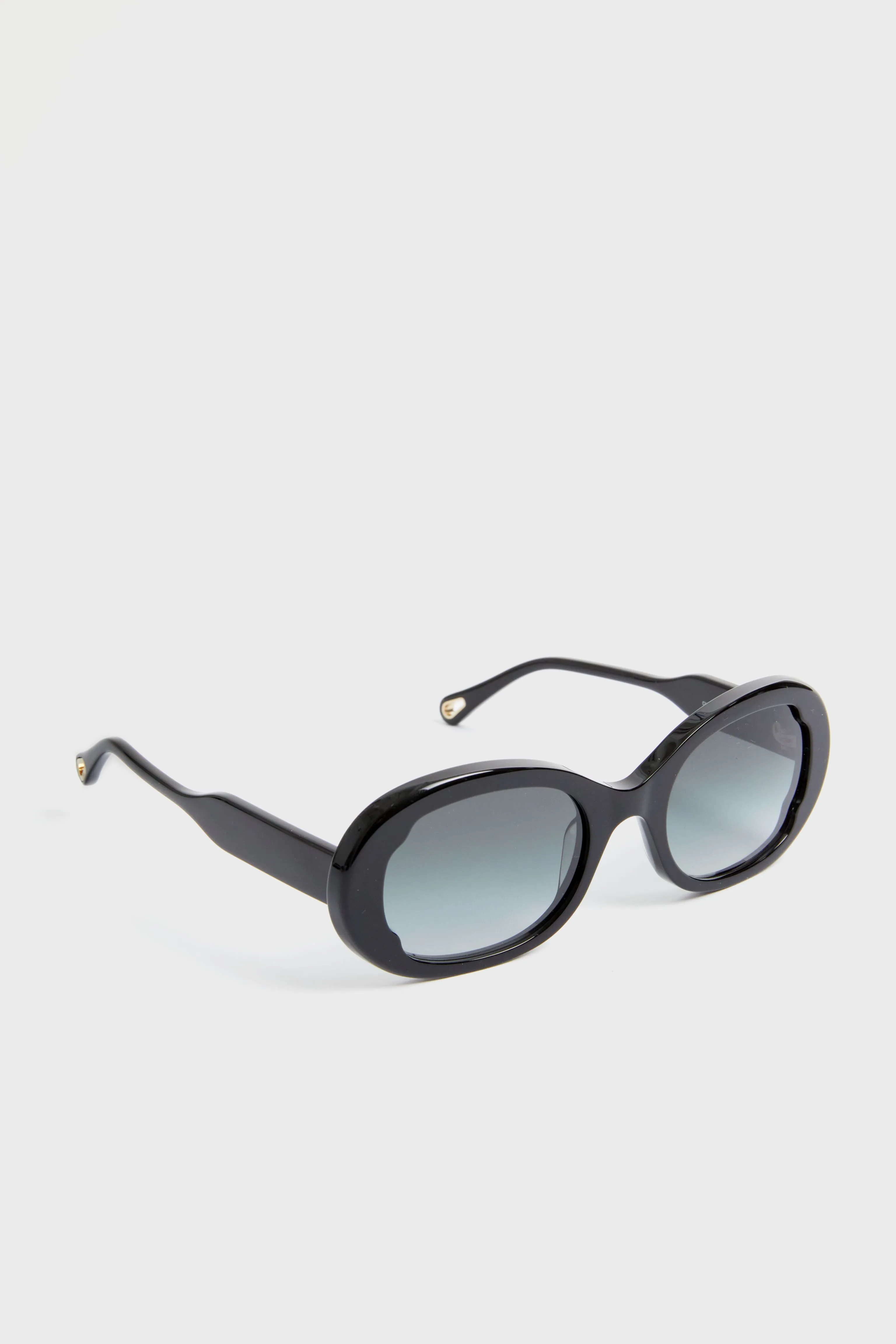 Black Lilli Round Sunglasses
