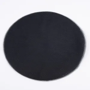 Black Premium Tulle Circle - ( 9 inch | 25 Pieces )