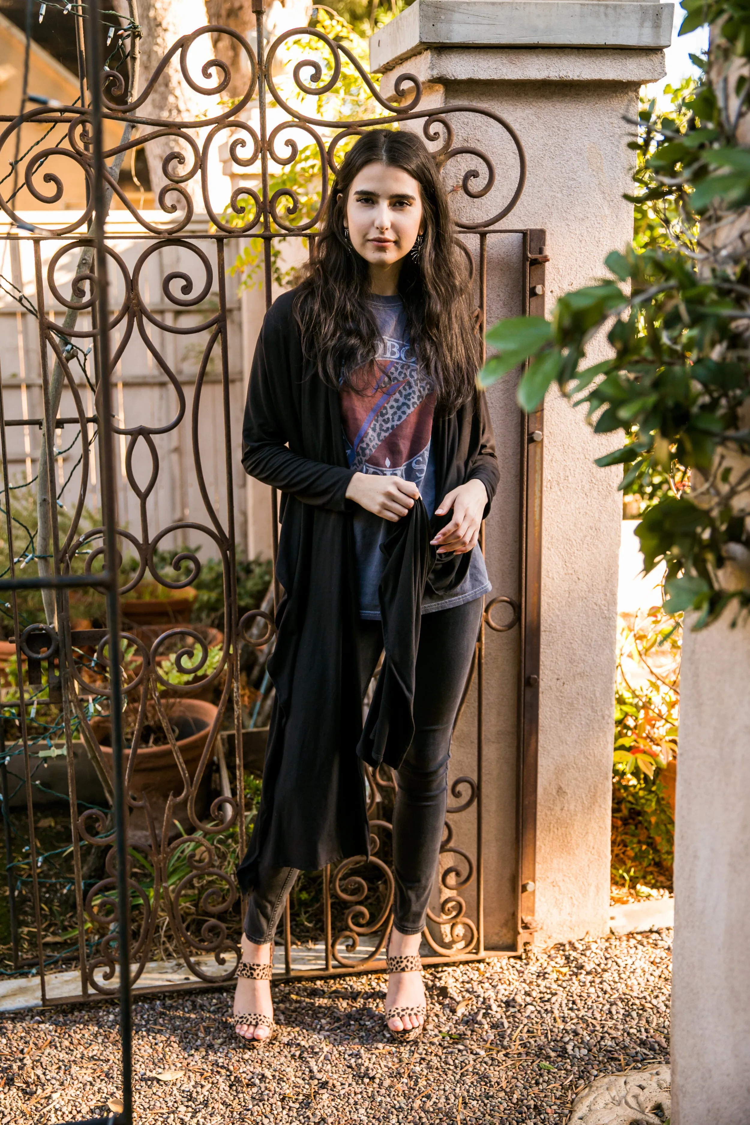 Black Yoga Wrap