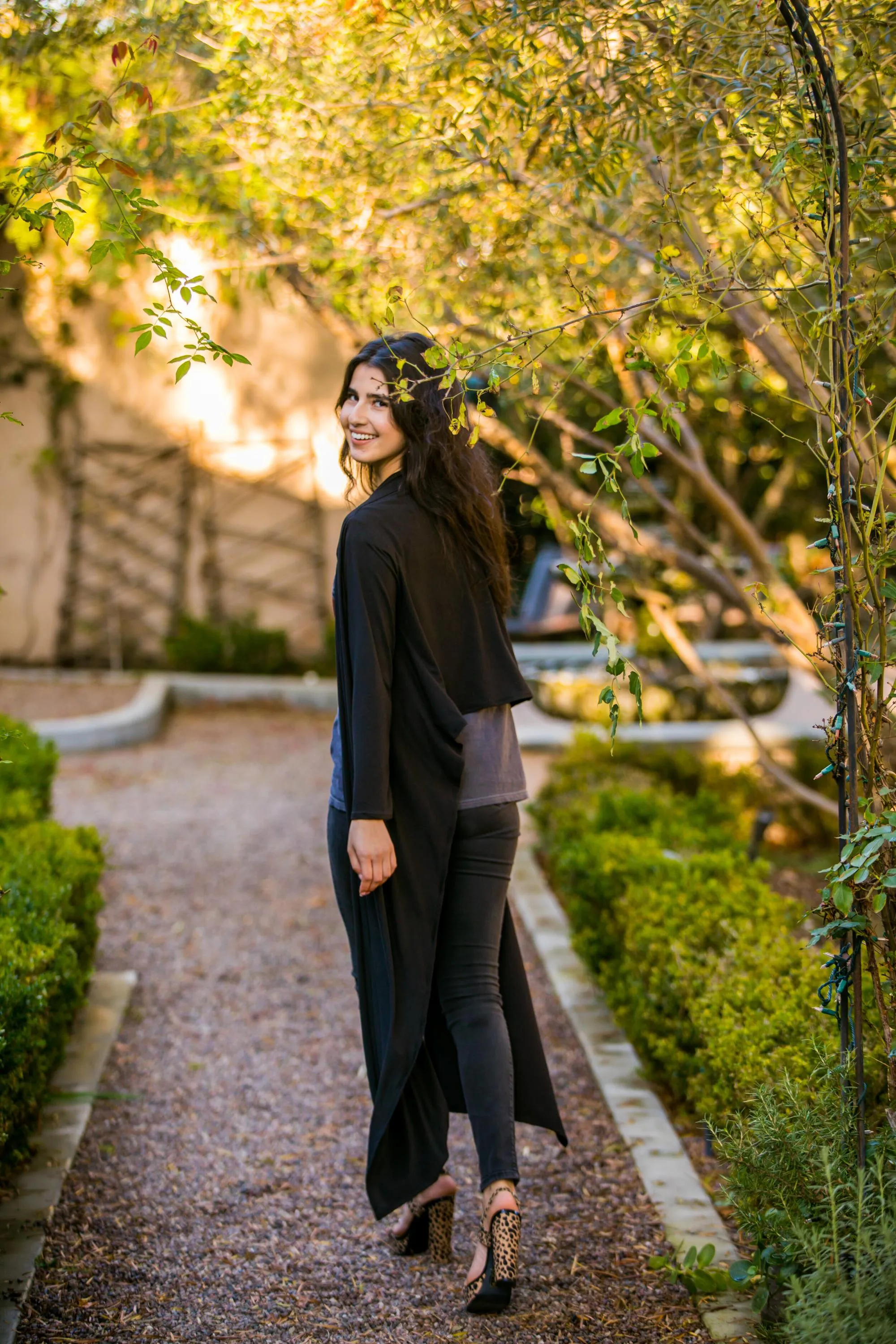 Black Yoga Wrap