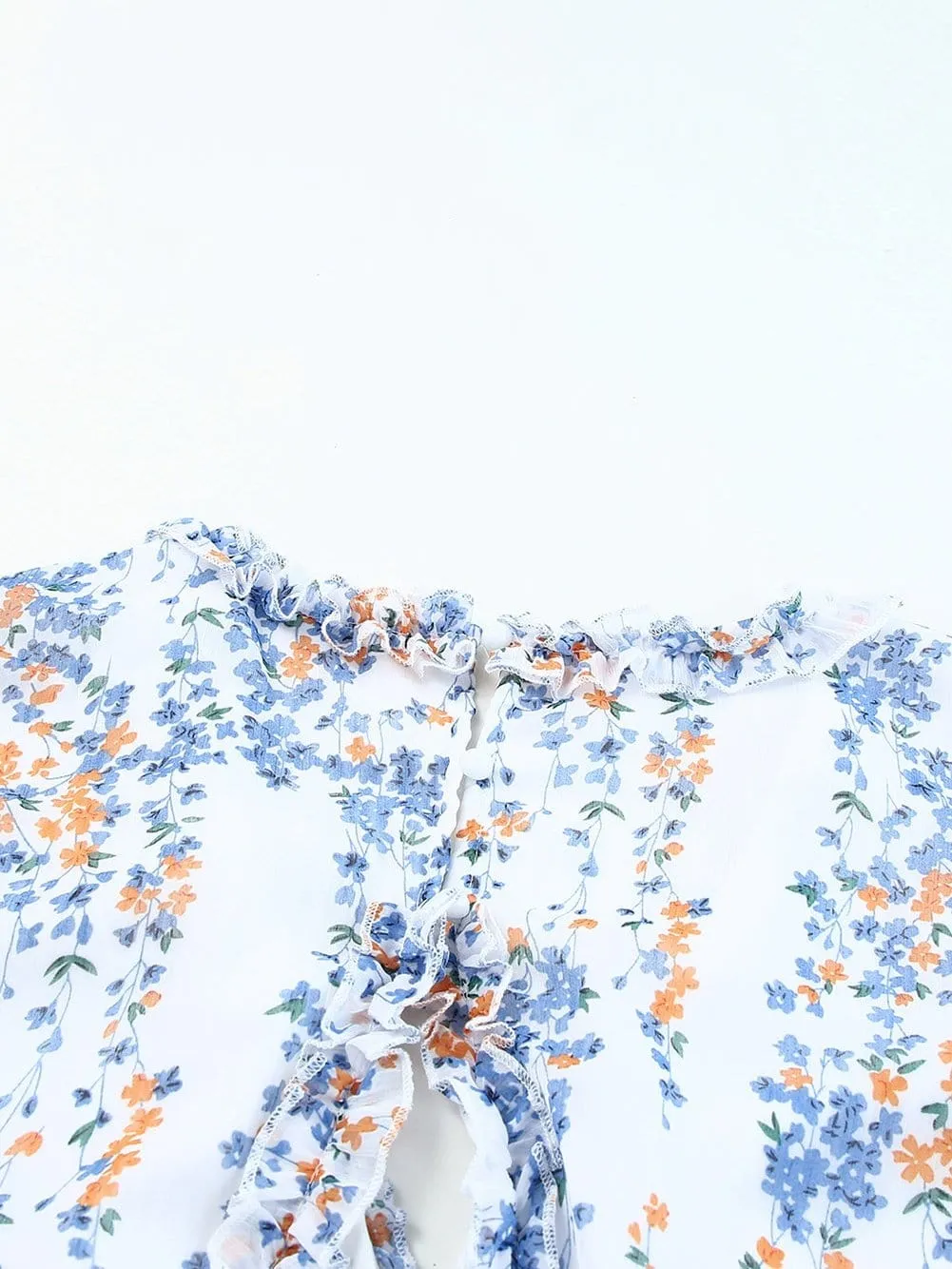 Bohemian Chic Floral Mini Dress