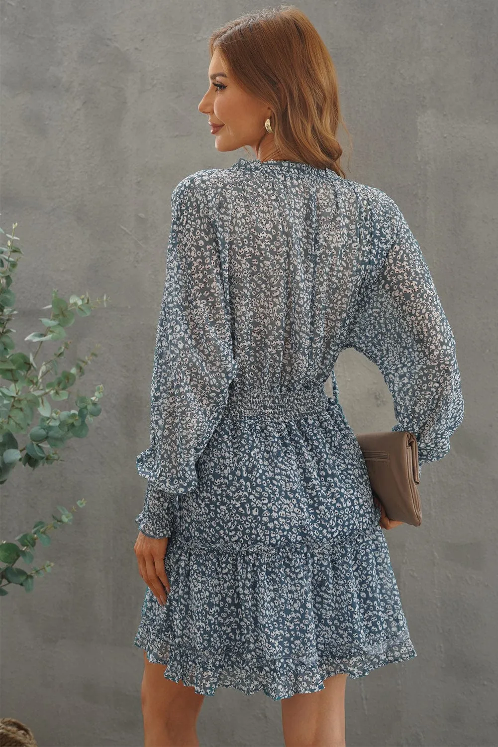 Bohemian Chic Floral Mini Dress
