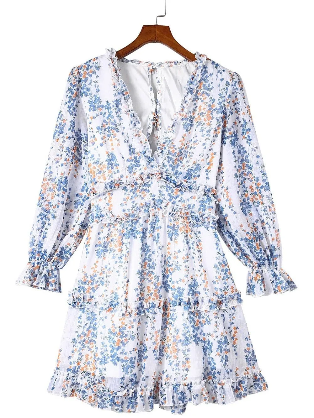 Bohemian Chic Floral Mini Dress