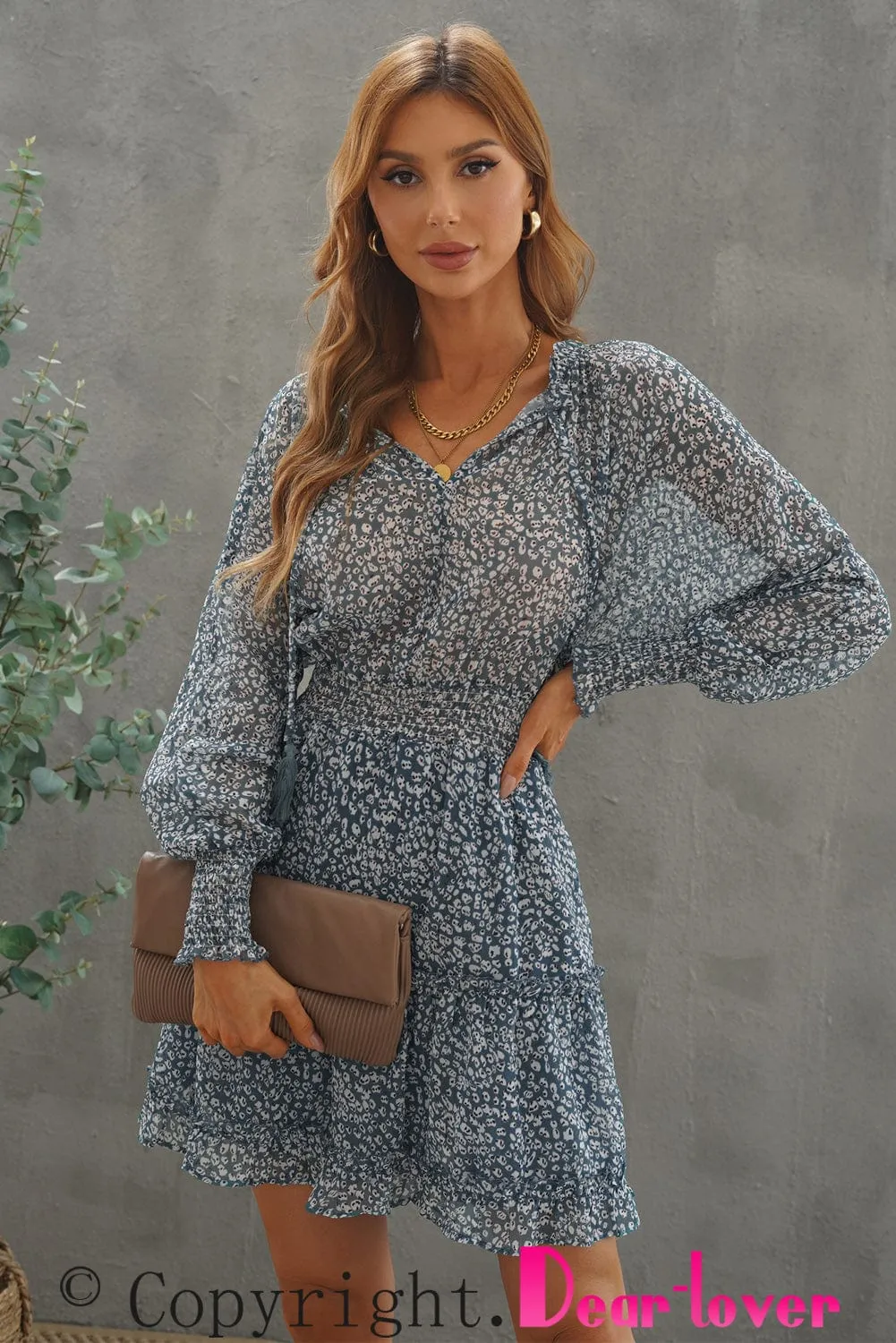 Bohemian Chic Floral Mini Dress