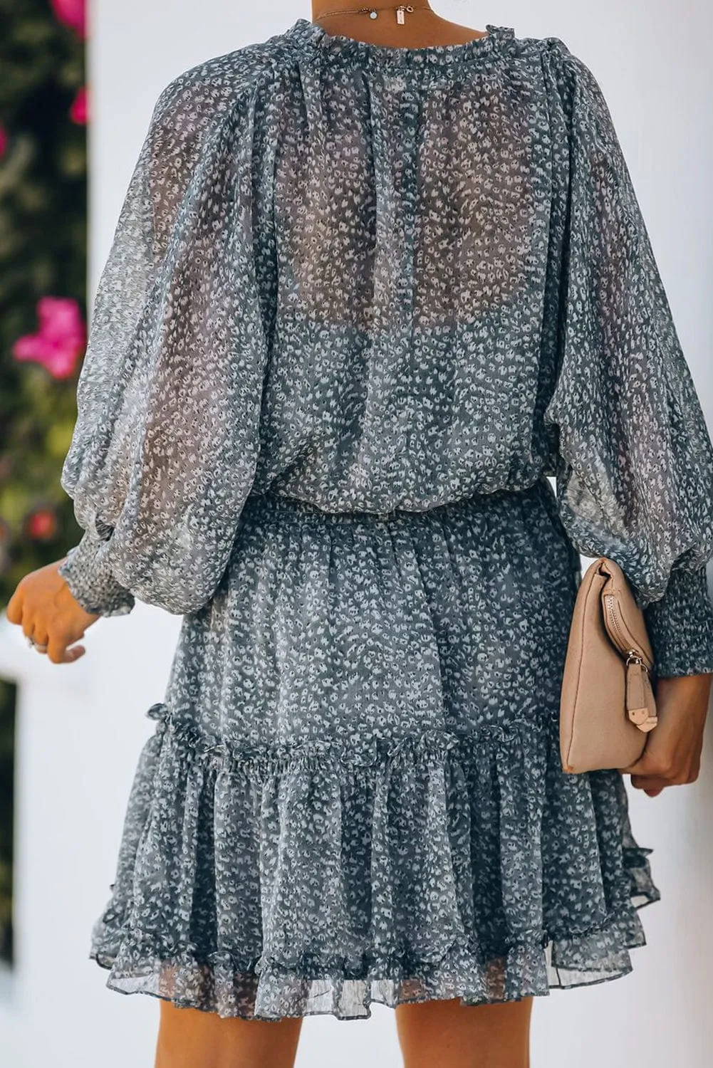 Bohemian Chic Floral Mini Dress