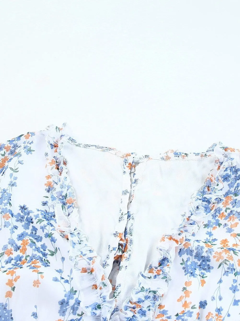 Bohemian Chic Floral Mini Dress