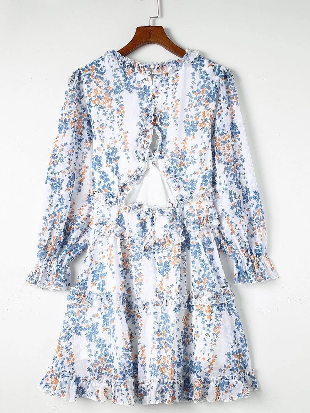 Bohemian Chic Floral Mini Dress