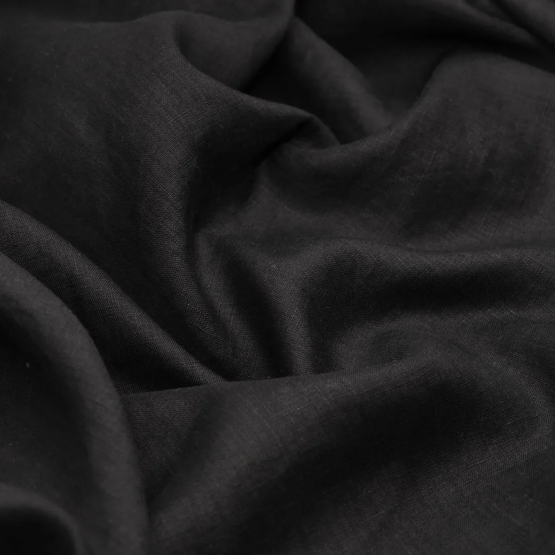 Breezy Lightweight Linen - Black