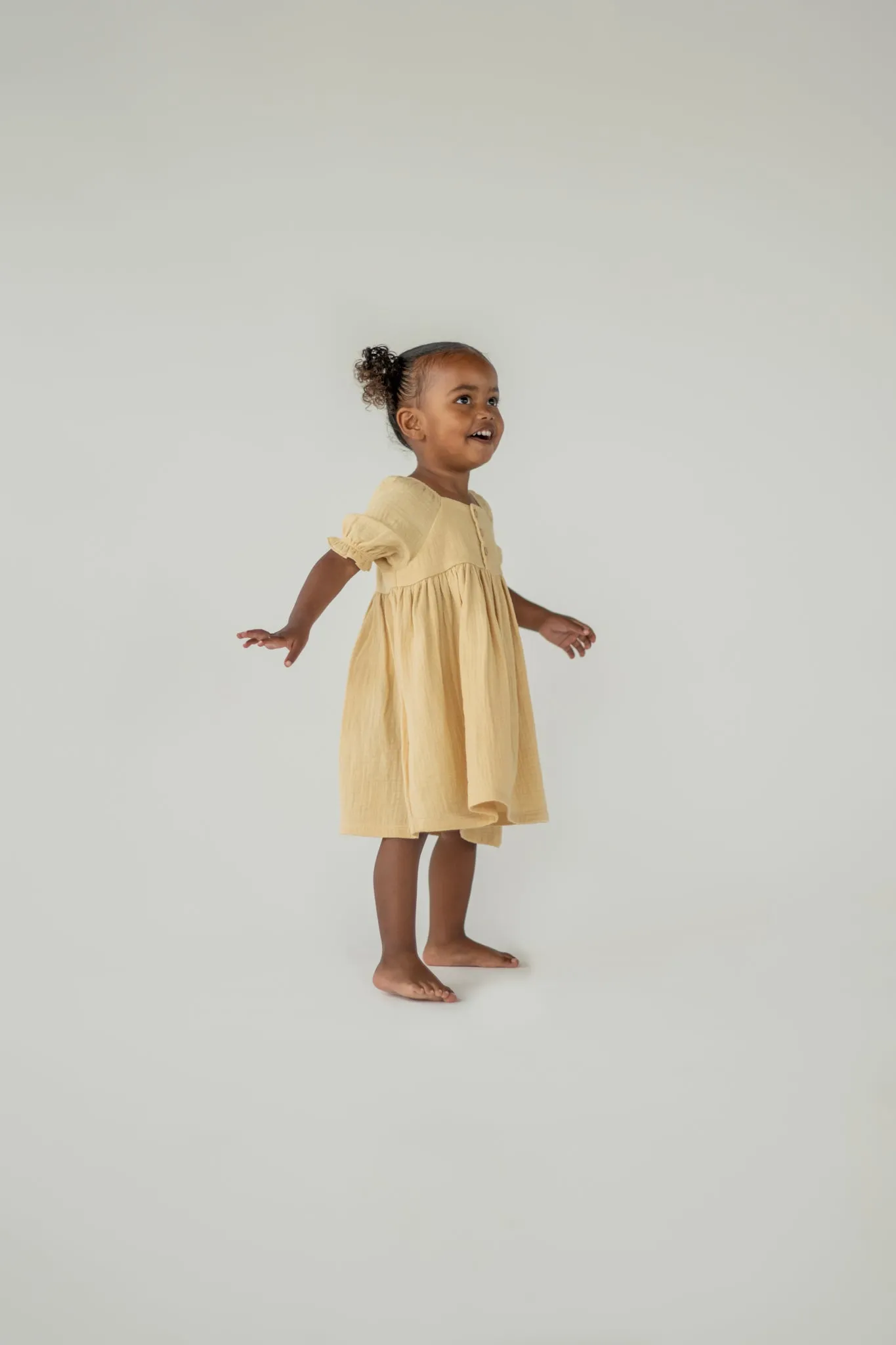 Buttermilk Muslin Dress