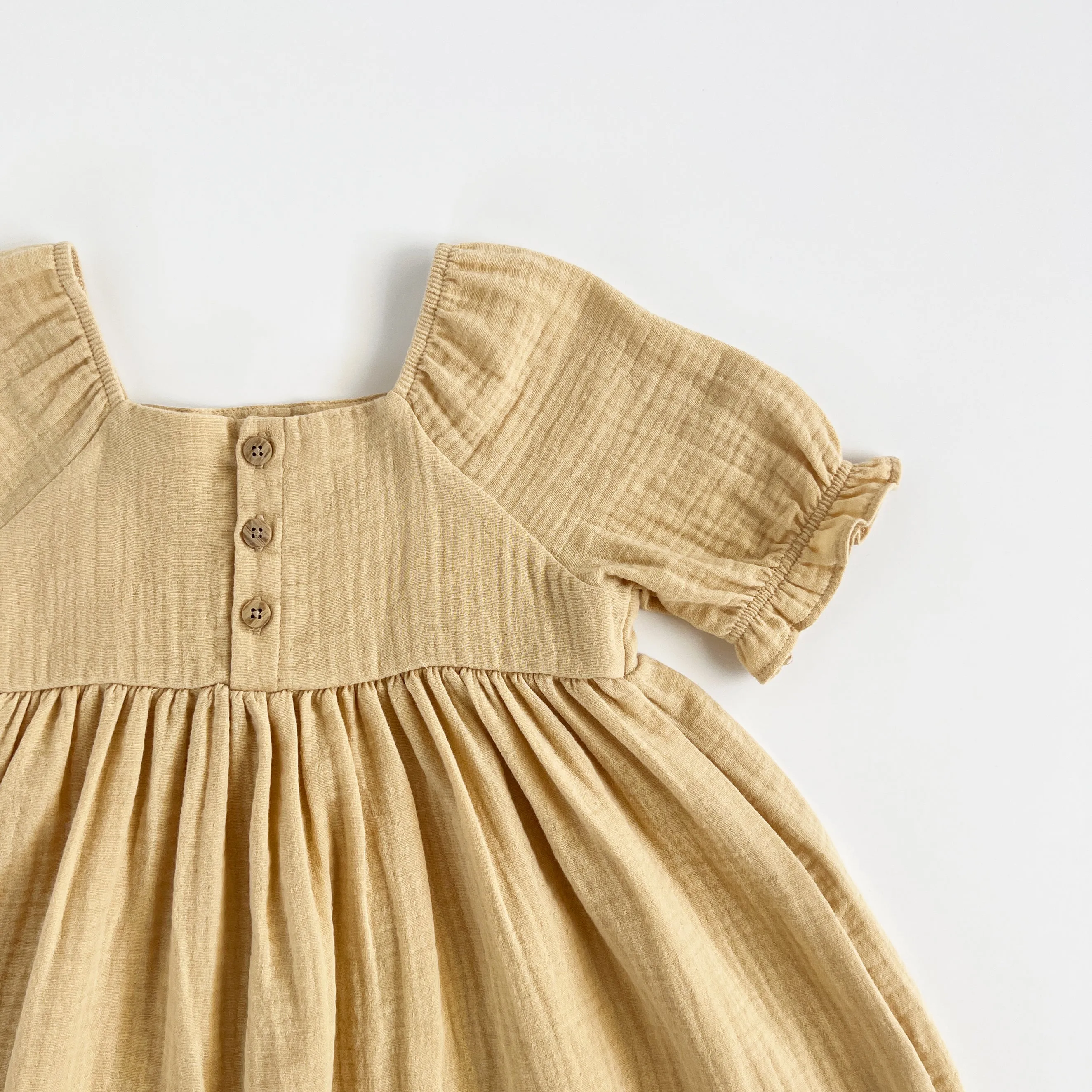Buttermilk Muslin Dress