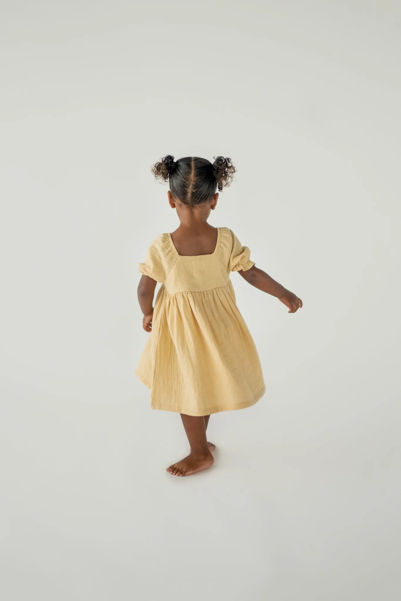 Buttermilk Muslin Dress