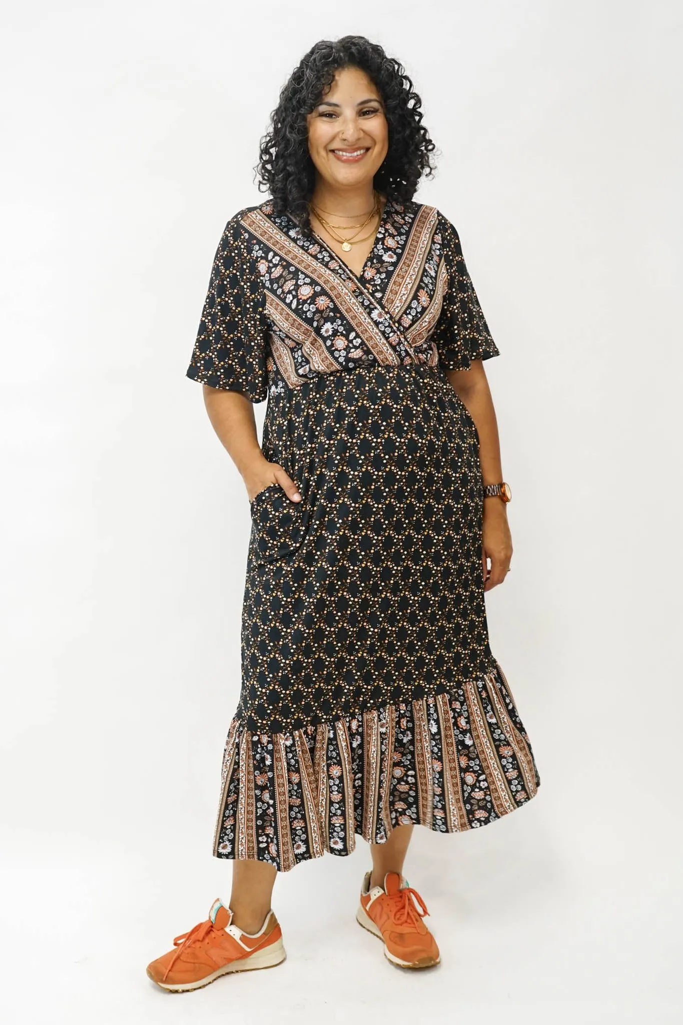 Calgary Cross Front Dress
