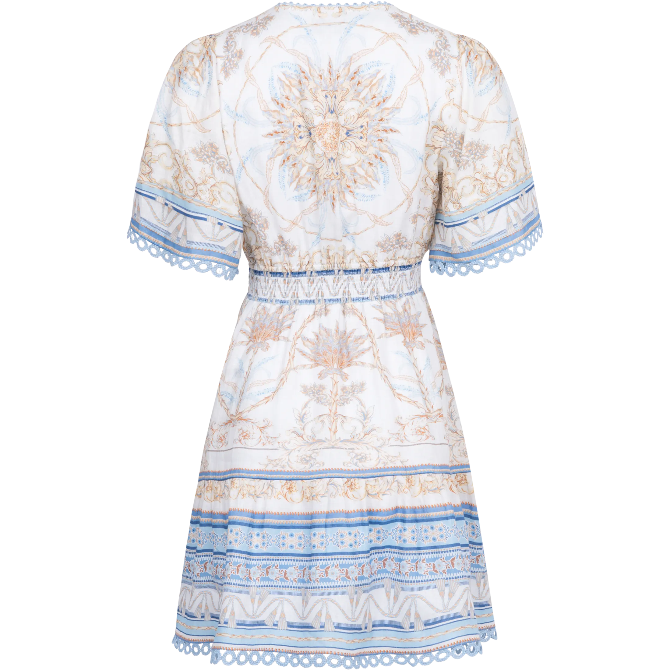 Callie Linen Dress - Light Blue