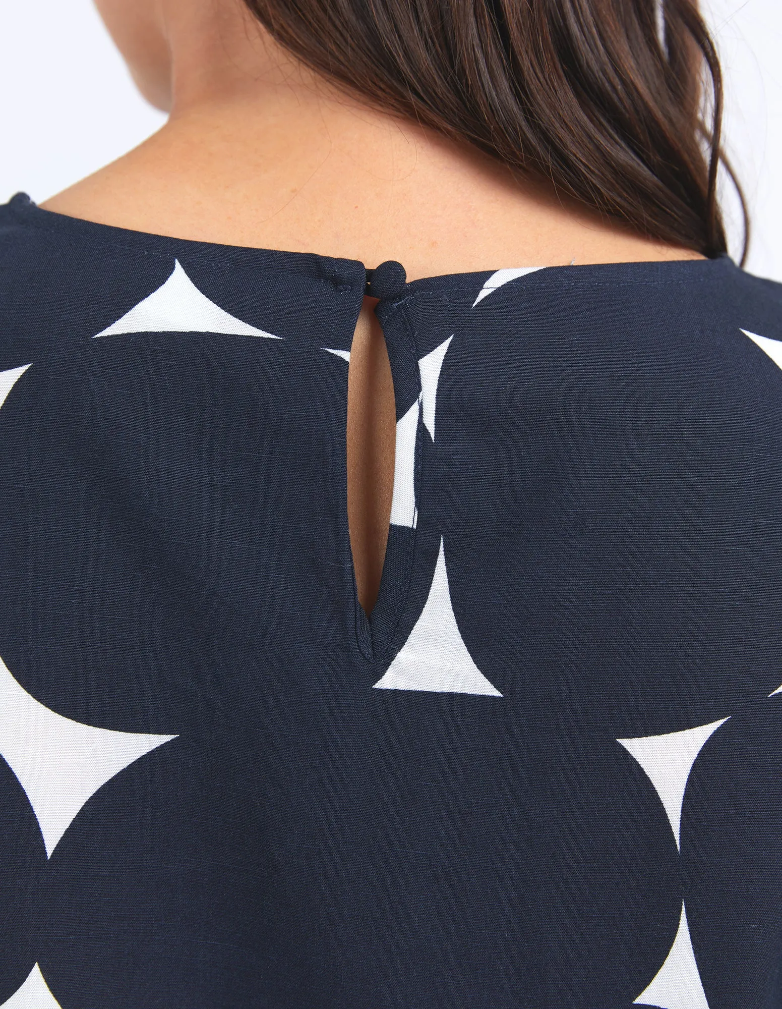 Demi Spot Top Spot Print