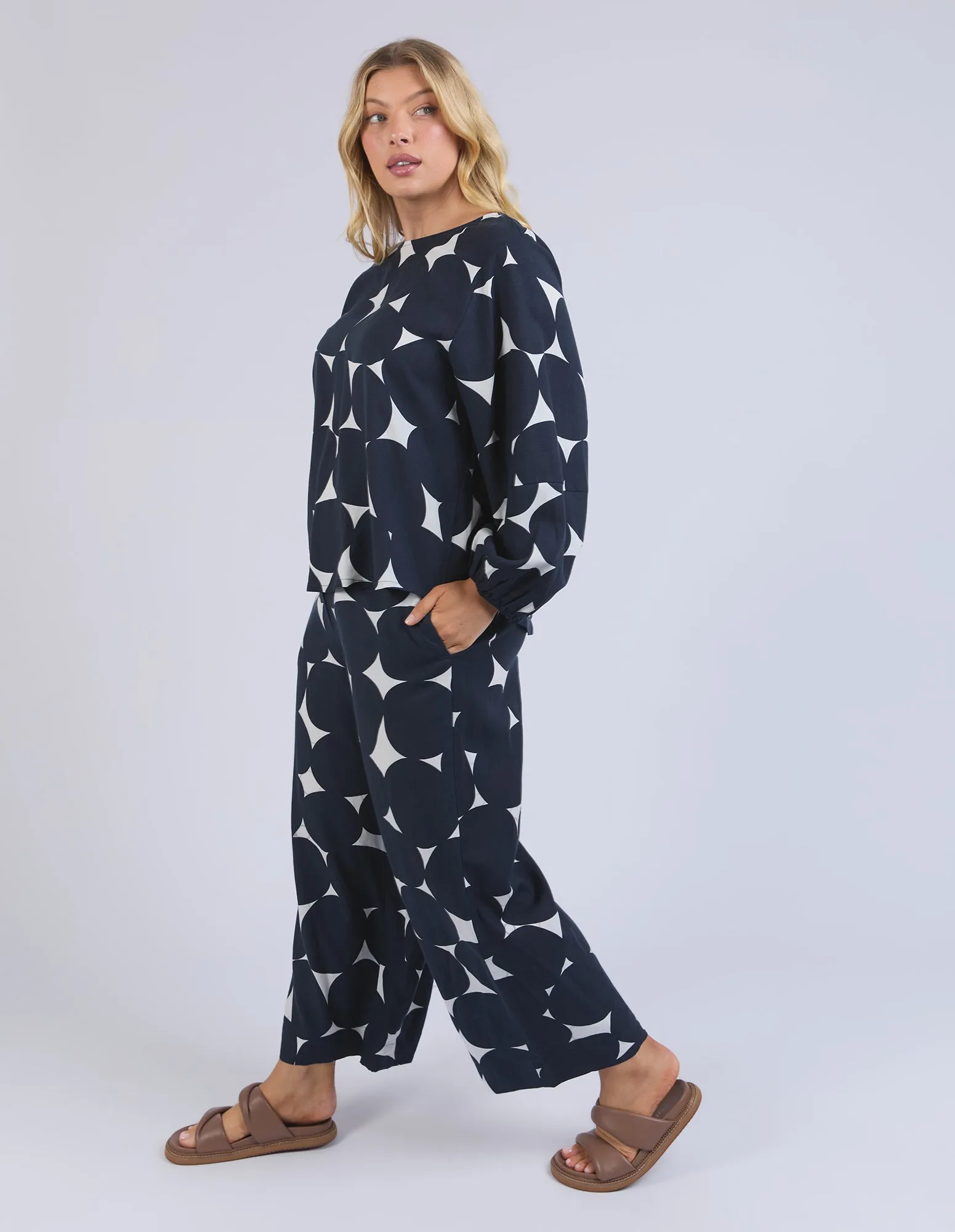 Demi Spot Top Spot Print