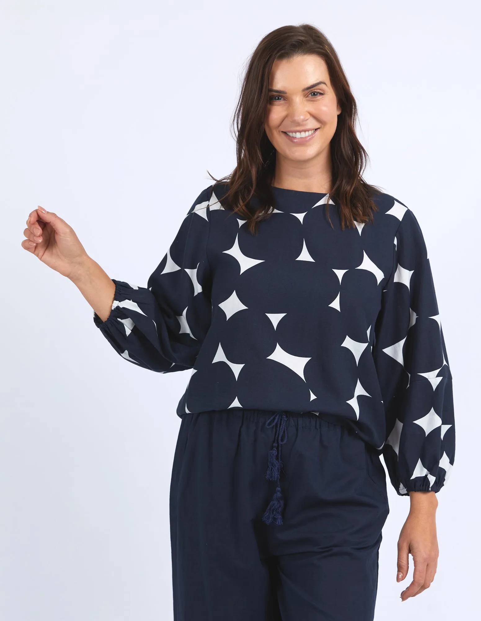 Demi Spot Top Spot Print