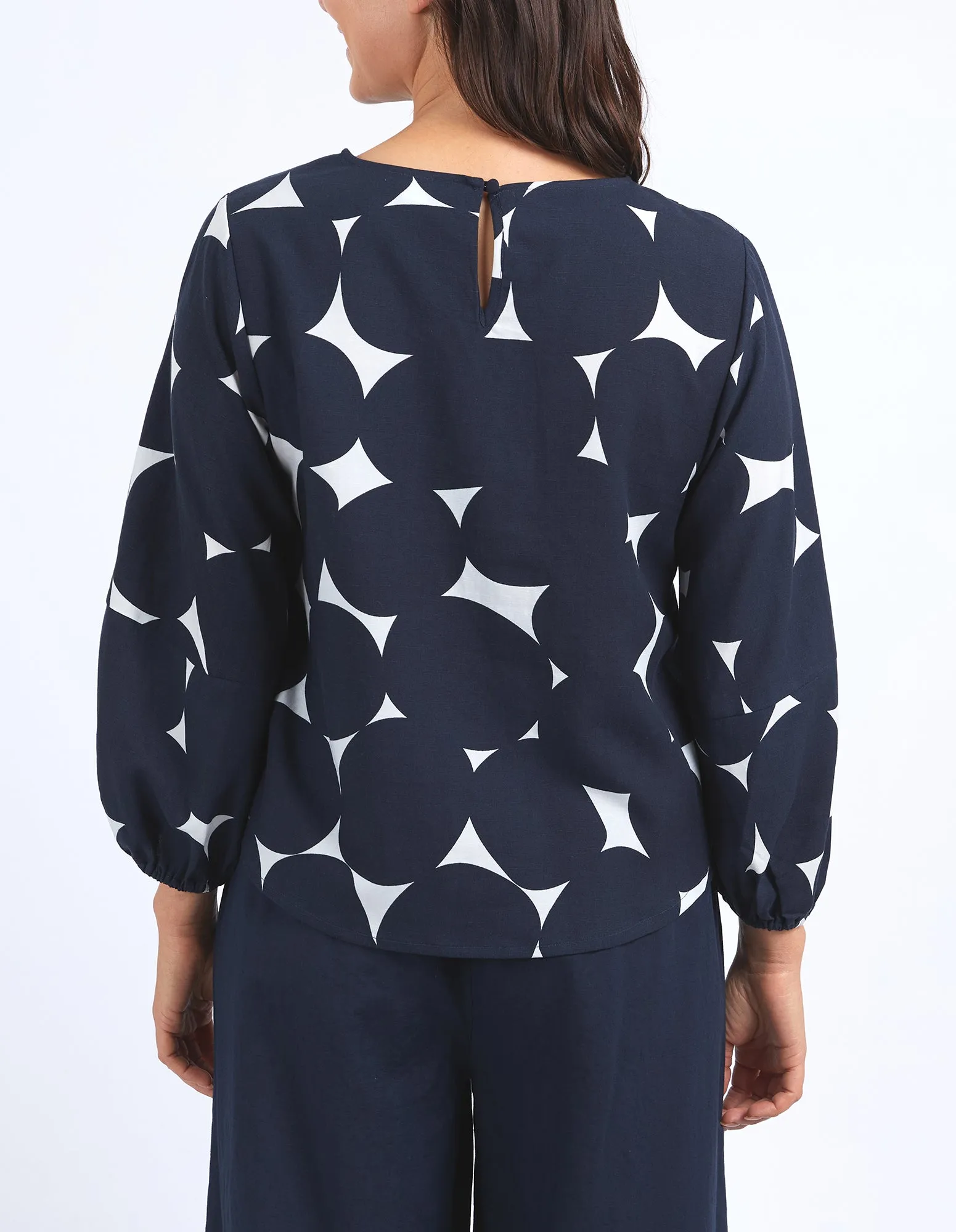 Demi Spot Top Spot Print