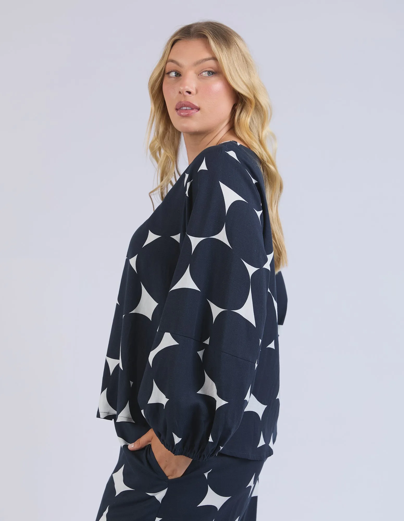 Demi Spot Top Spot Print