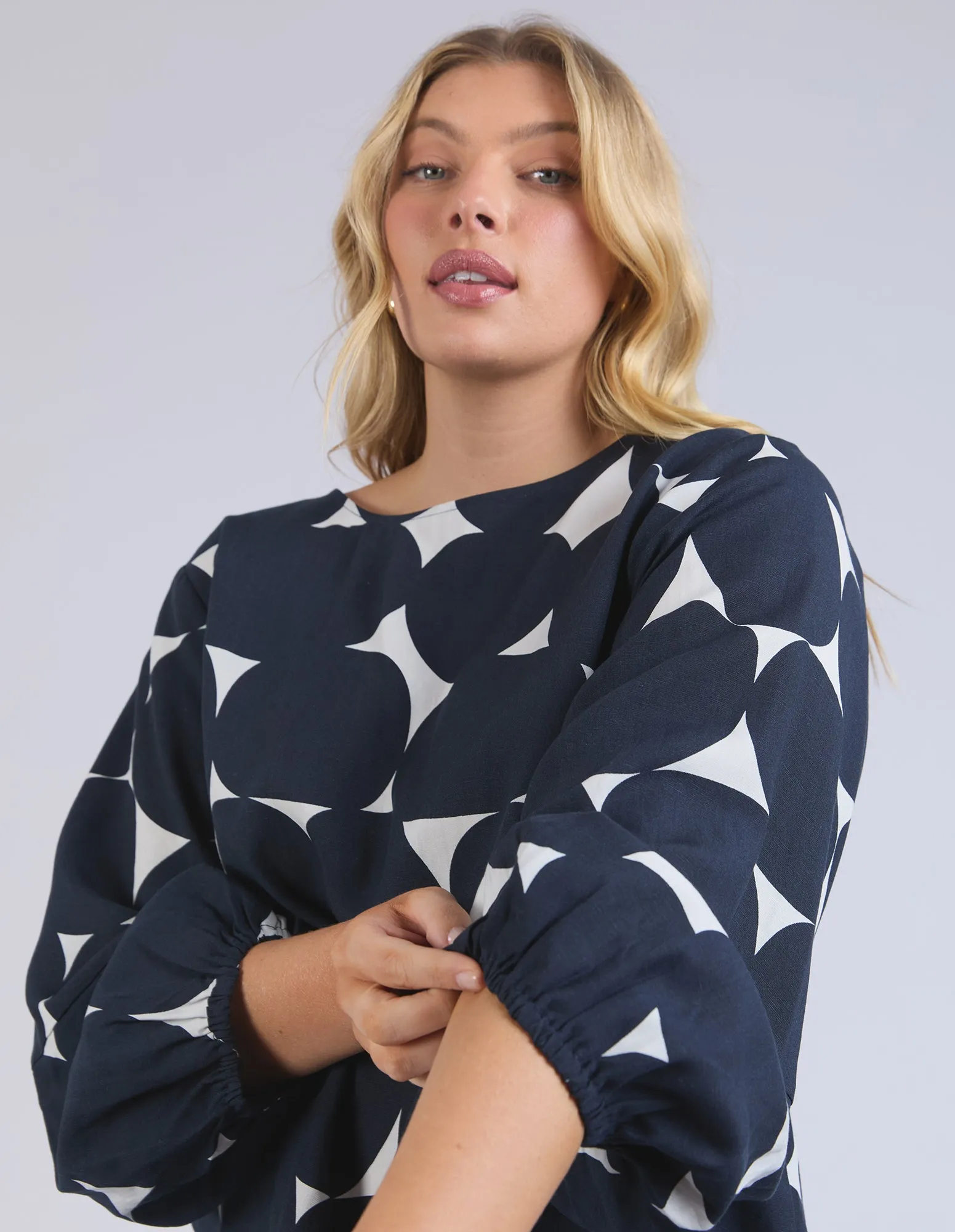 Demi Spot Top Spot Print