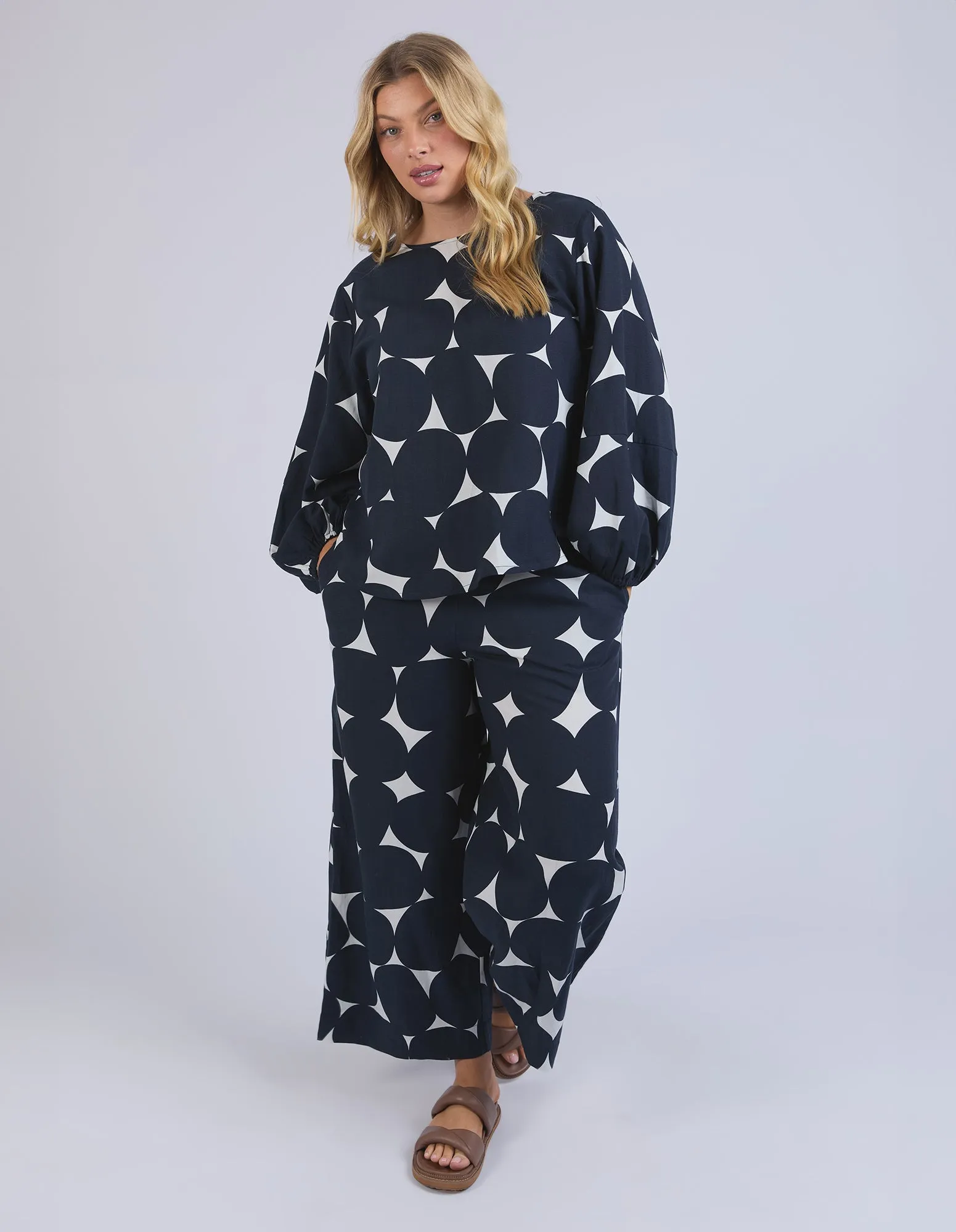 Demi Spot Top Spot Print