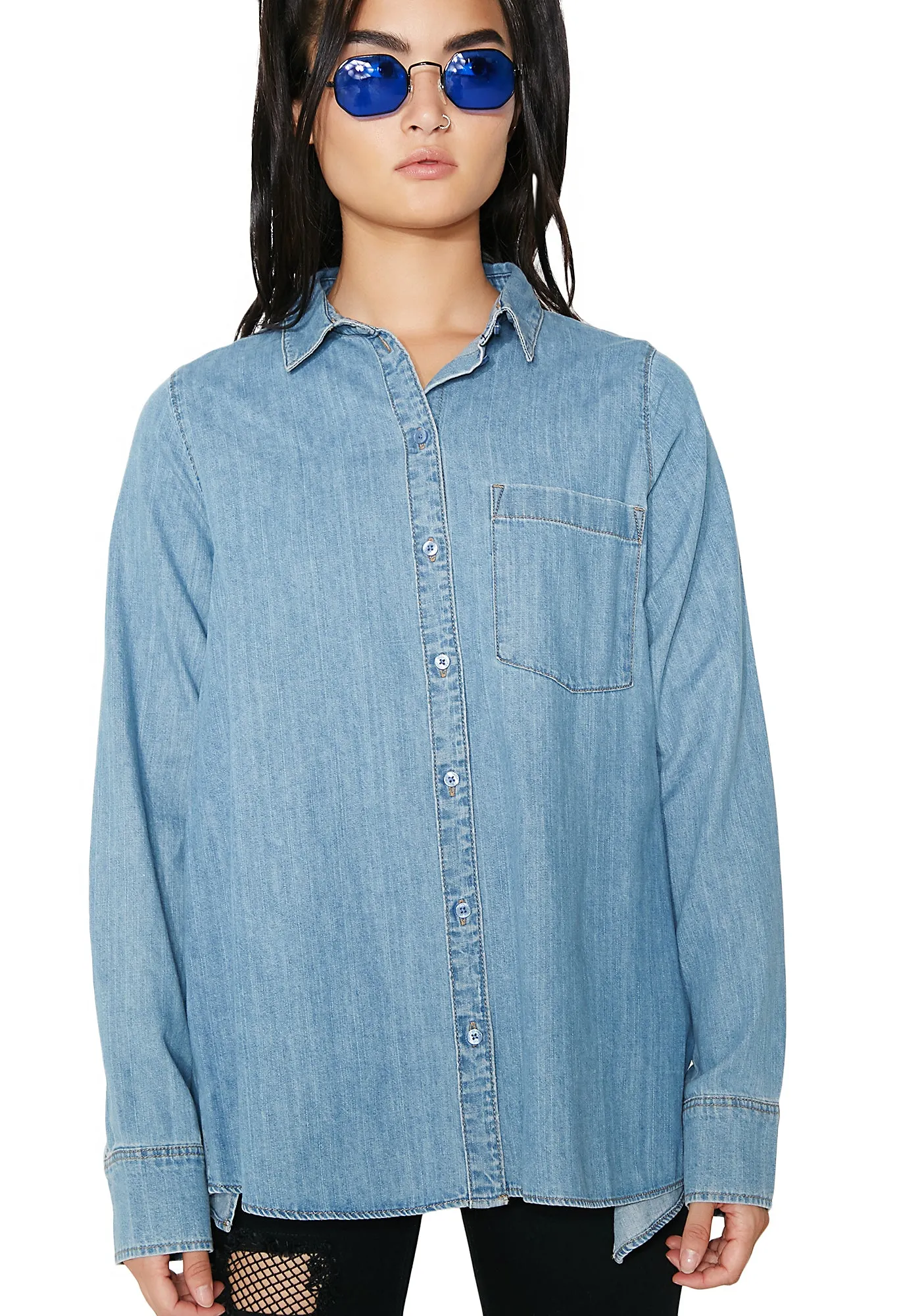 Denim Airy Shirt