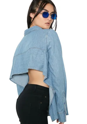 Denim Airy Shirt