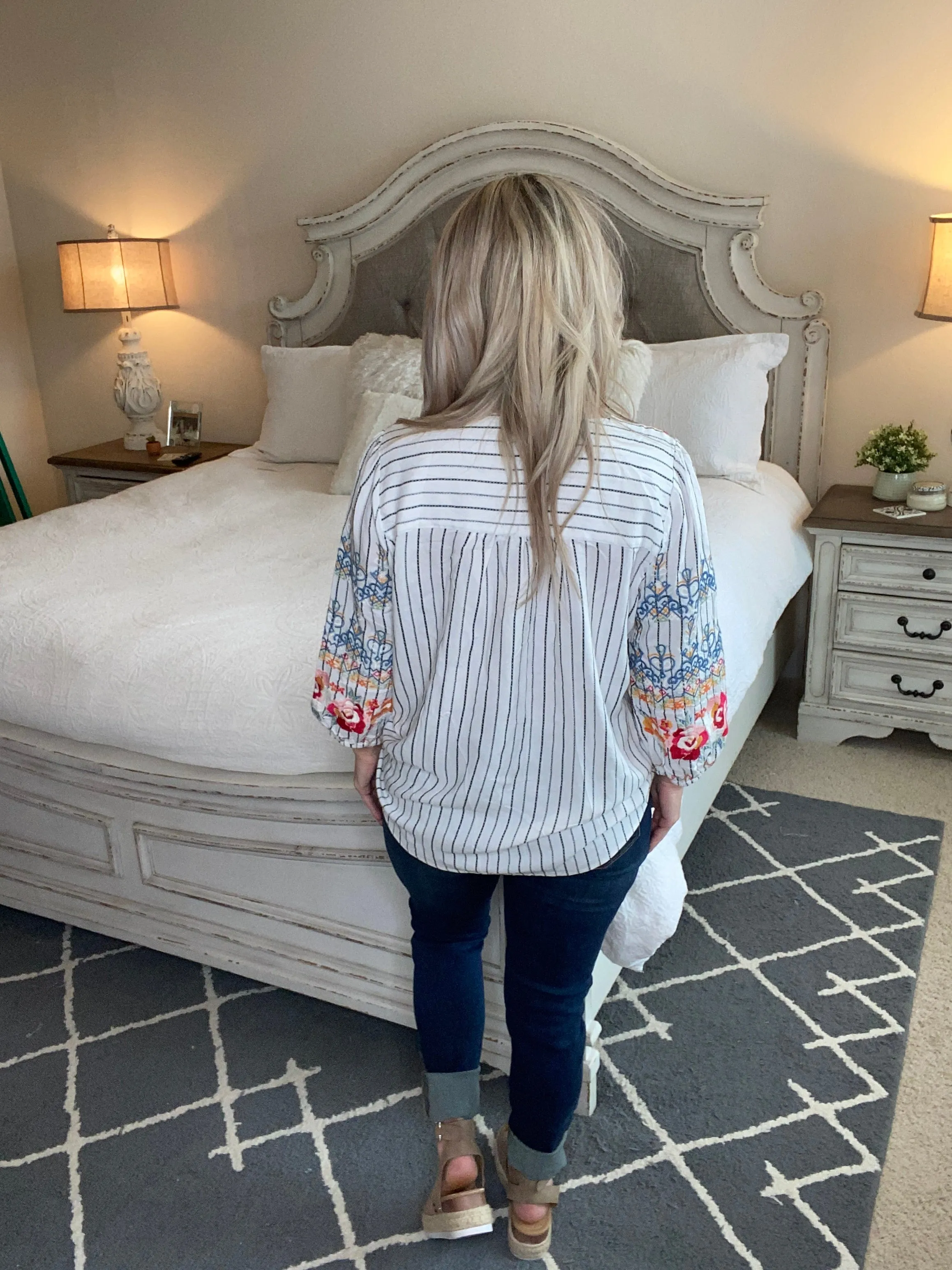 Exquisite Embroidery Blouse