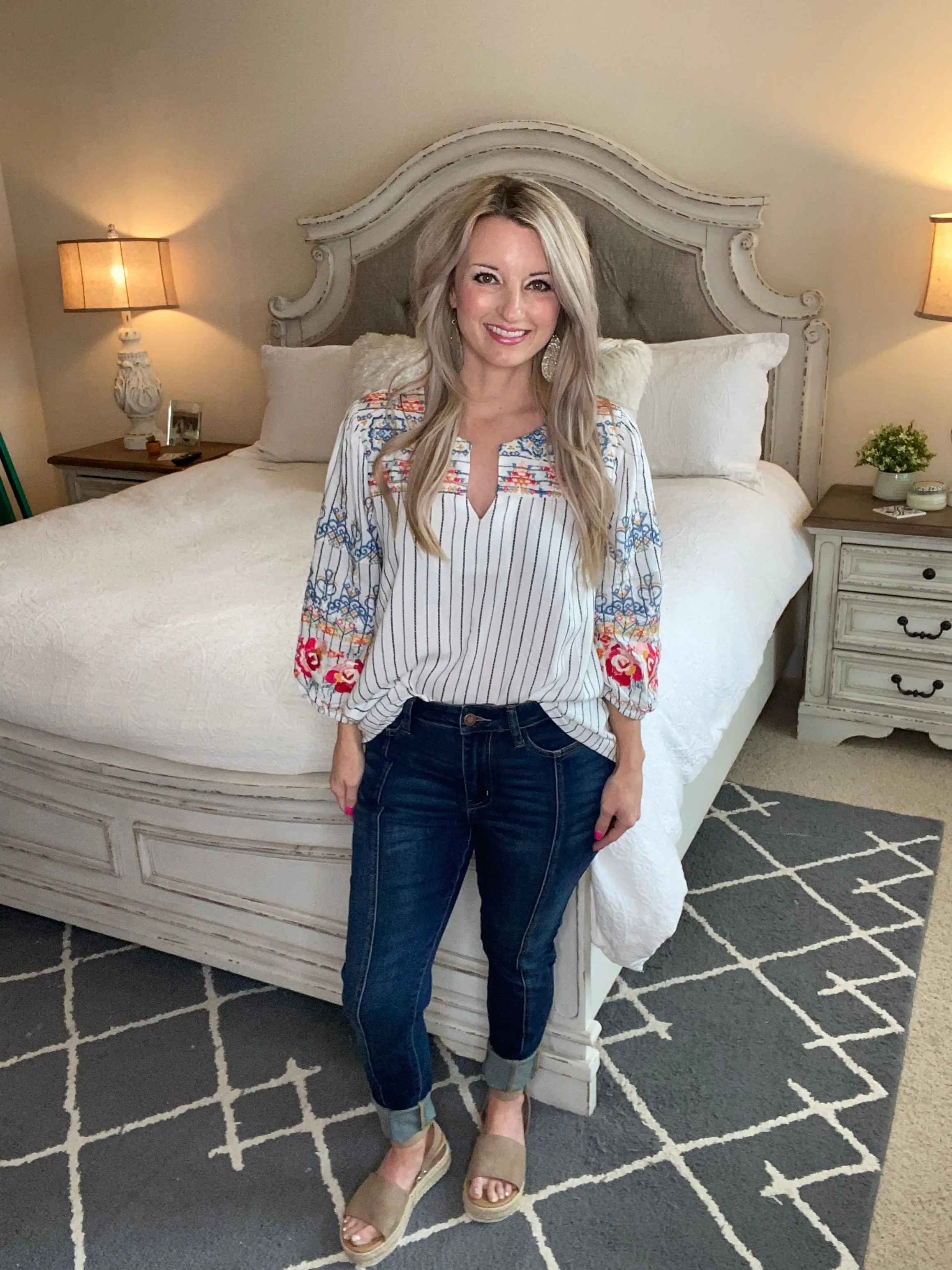 Exquisite Embroidery Blouse