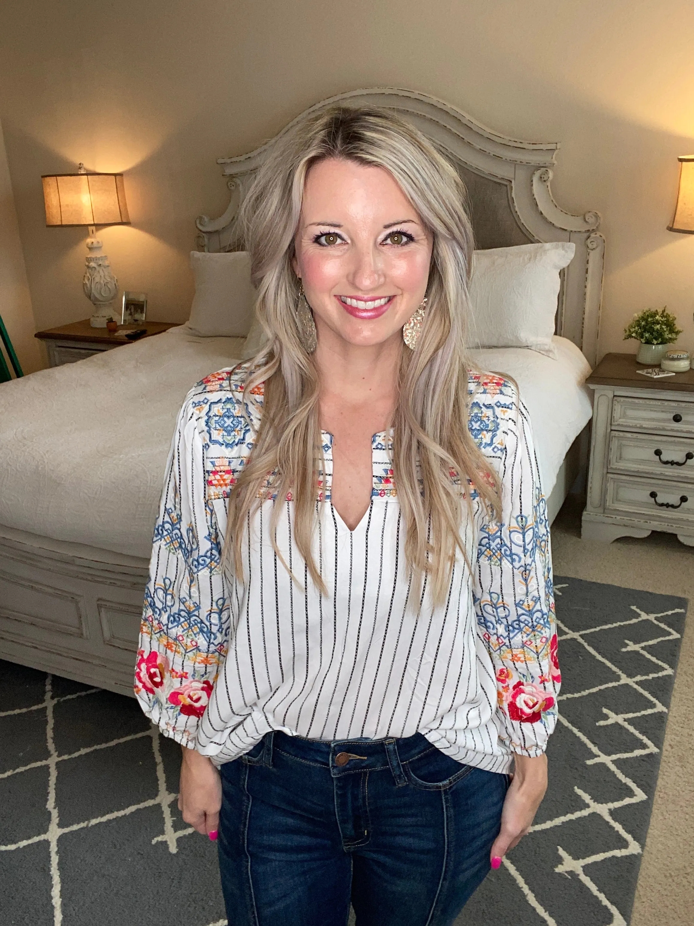 Exquisite Embroidery Blouse