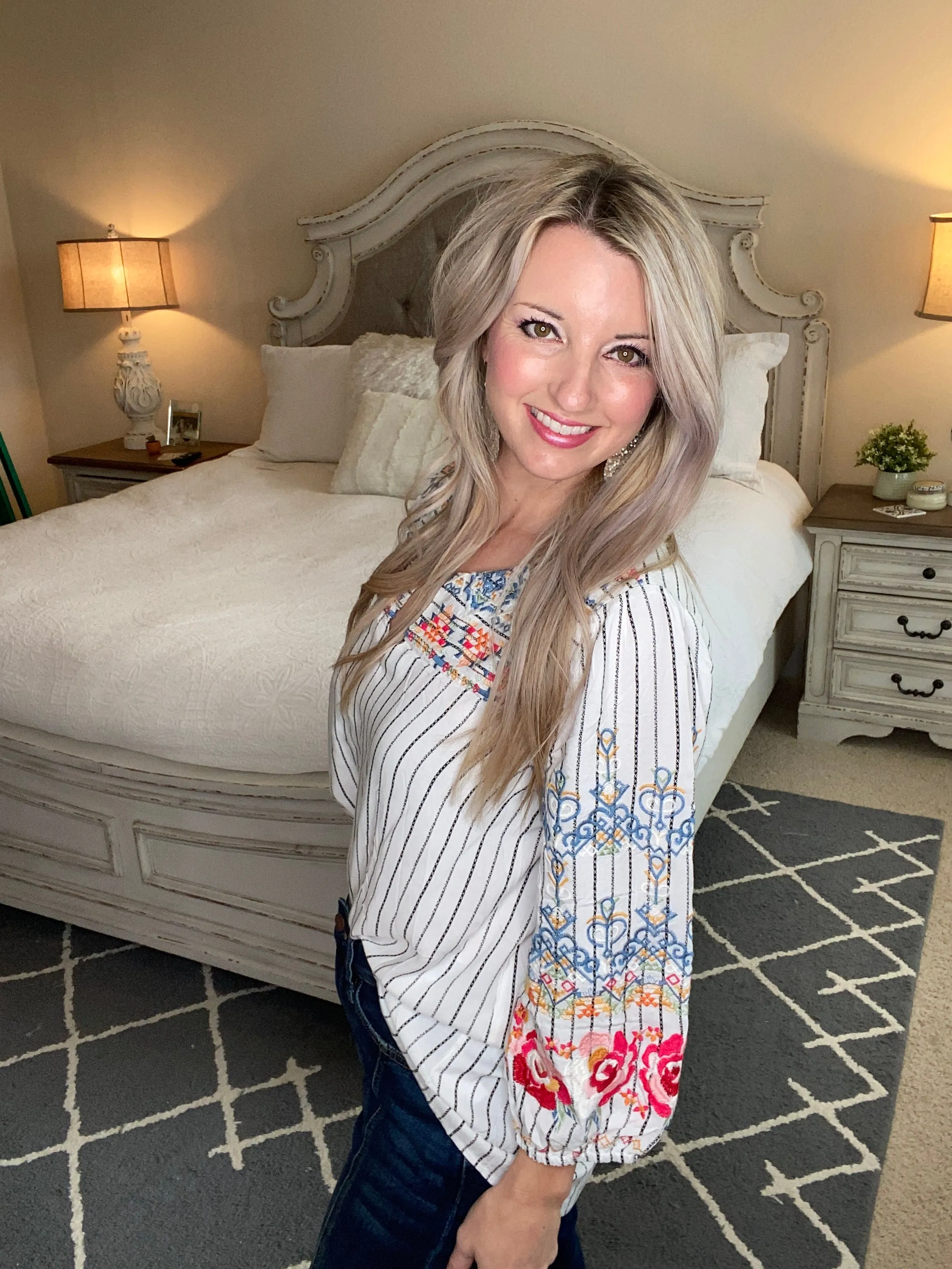 Exquisite Embroidery Blouse