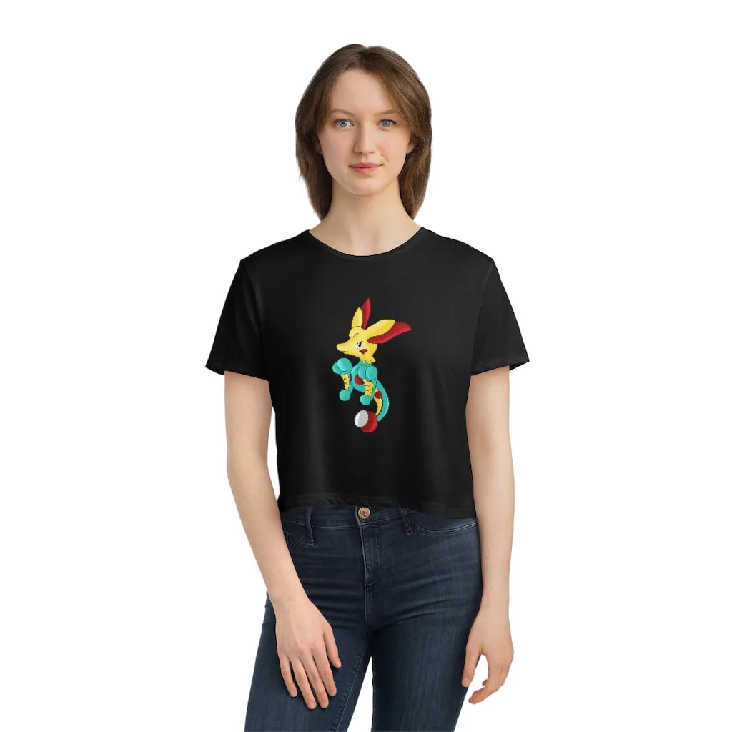 Fabaryu Women's Flowy Cropped Tee
