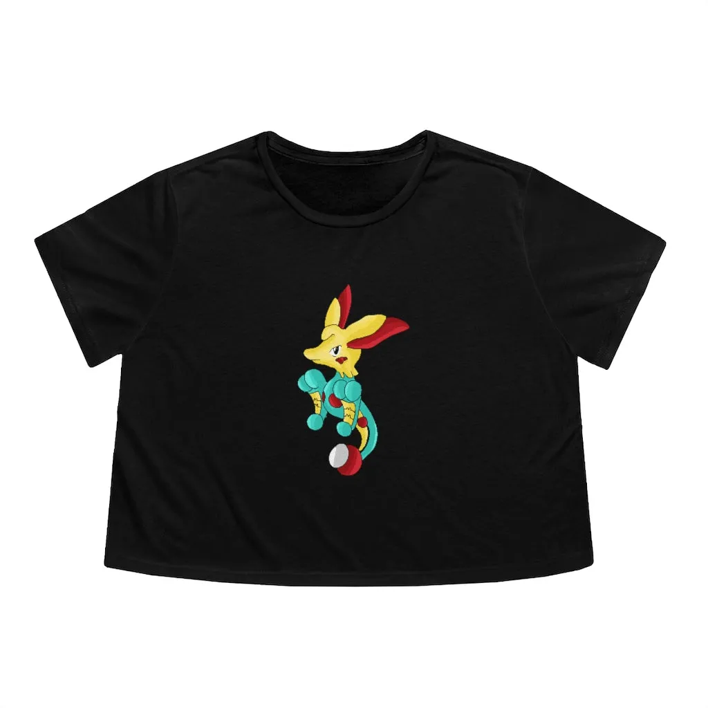 Fabaryu Women's Flowy Cropped Tee