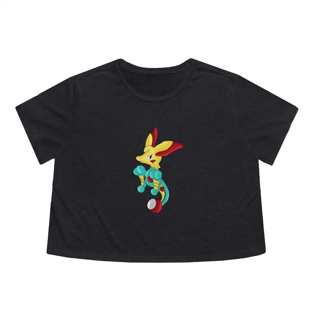 Fabaryu Women's Flowy Cropped Tee