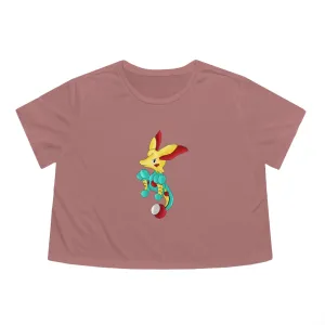 Fabaryu Women's Flowy Cropped Tee