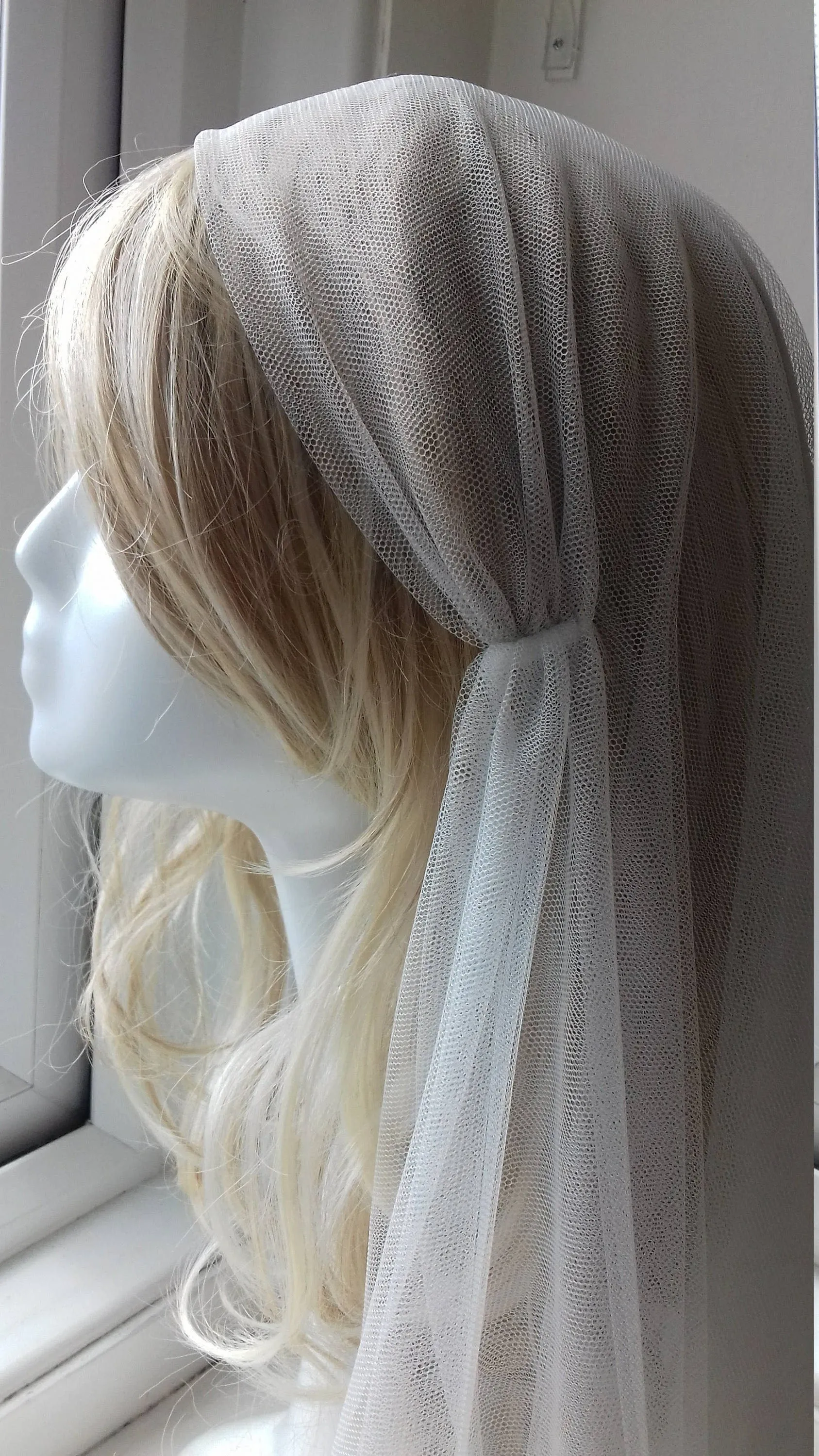 FAITH | Soft tulle Juliet cap veil