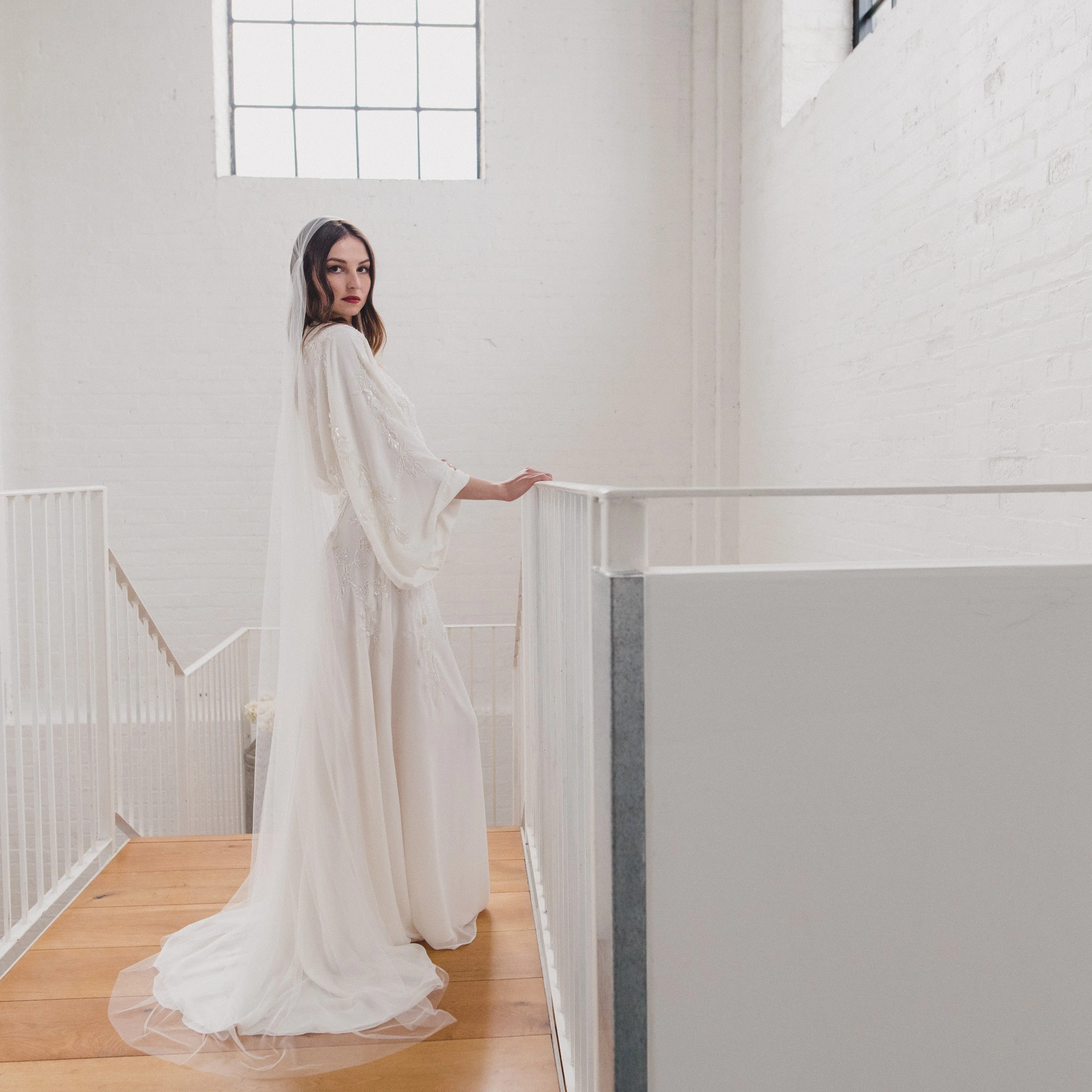 FAITH | Soft tulle Juliet cap veil