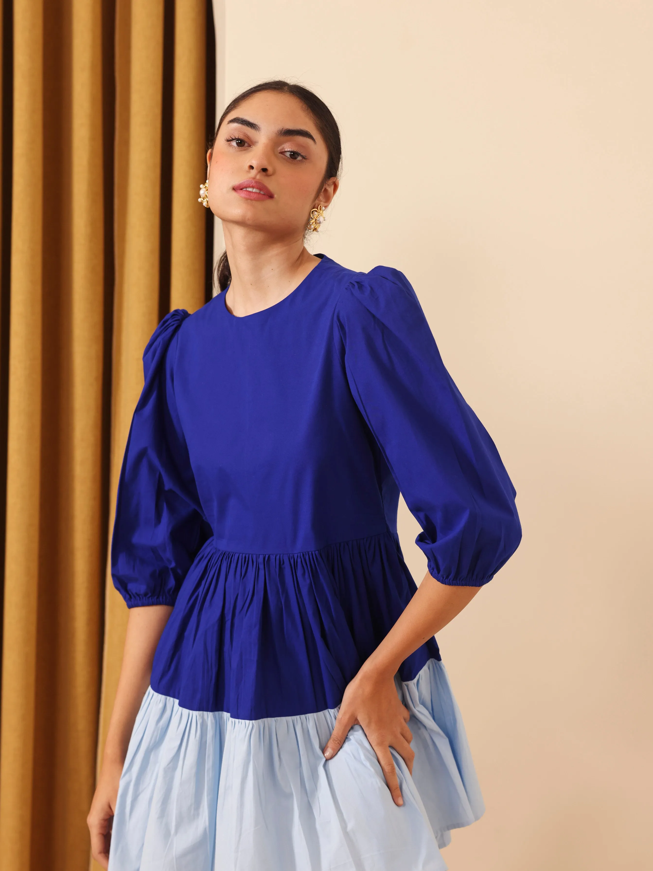 Flair Dress (Blue)