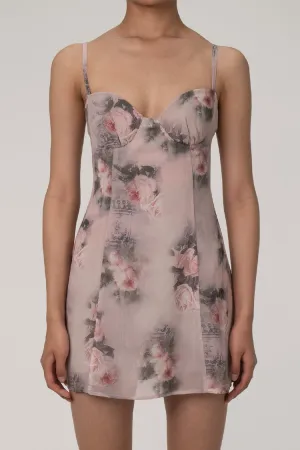 Flytonn-nye outfits Glamorous Printed Sweetheart Summer Chiffon Mini Sundress - Floral